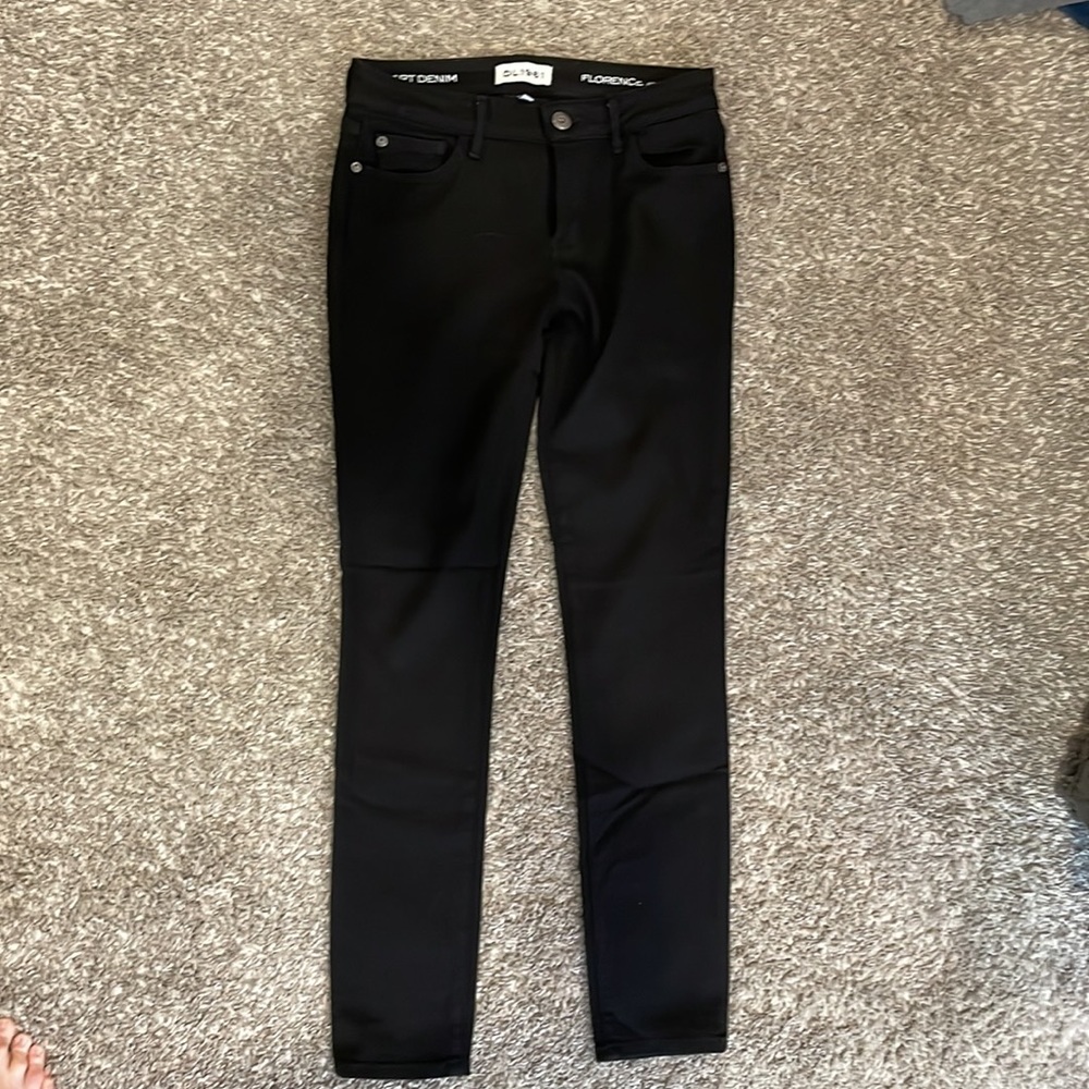 DL1961 Instasculpt Black Florence Skinny Jeans Sz 27